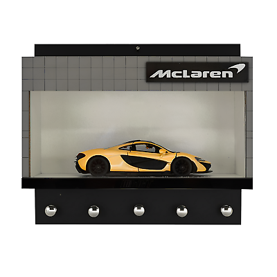 #ad McLaren Dealership Wall Key Hook Rack Exclusive Handmade Homage Unofficial Item $109.99