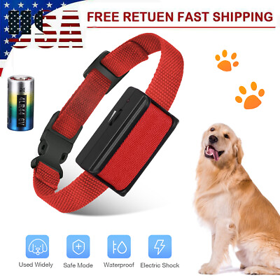 Pet Dog Anti Bark Shock Collar Trainer Stop Barking Training Control Waterproof $8.59