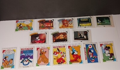 #ad Walt Disney Trading Cards Lot Featuring Mickie Minnie And Others $7.89
