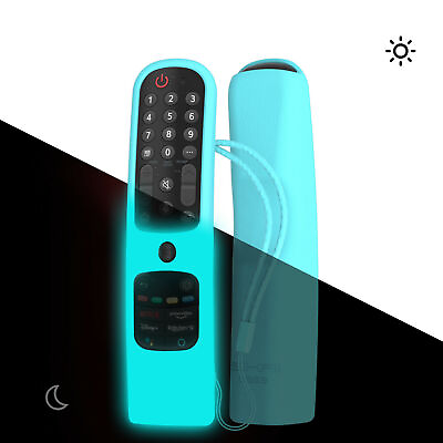 #ad Soft Silicone Case Cover W Lanyard For LG AN MR21GA Magic Smart TV Remote 2021 A $8.97