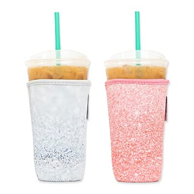 #ad Baxendale Iced Coffee Sleeves for Cold Drink Cups Reusable Neoprene Iced Co... $23.31