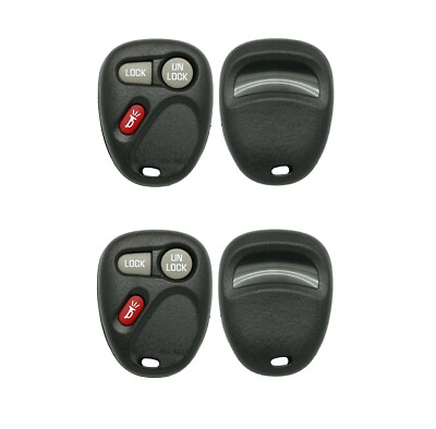 #ad Remote Control Fob Case Shell 3B Compatible with GM Rubber Pad 2 Pack $7.98