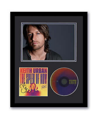 #ad Keith Urban Autographed Signed 11x14 Framed CD Speed Of Now ACOA 5 $209.99