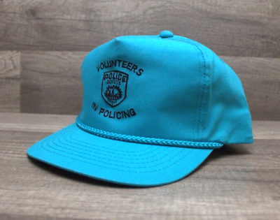 #ad VTG Volunteer In Policing Blue Rope Snap Back Trucker Hat Cap Unisex Adults $25.00