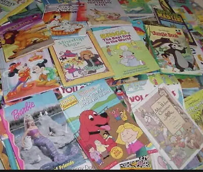 #ad Scholastic Picture Books Lot of 50 Kids Daycare Books Caldecott Newberry Honor $49.00