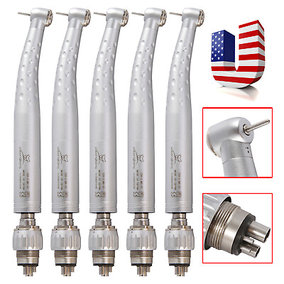 #ad 5* Dental High Speed Handpiece Quick Coupling 4 Hole Swivel kavo style $262.35