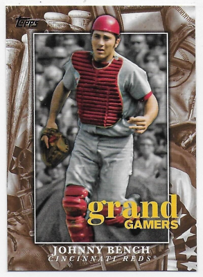 #ad 2024 Topps Grand Gamers #GOG18 Johnny Bench Cincinnati Reds $1.25