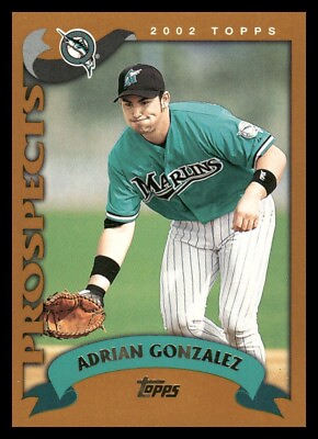 #ad 2002 Topps Traded Adrian Gonzalez Rc #T152 $1.49
