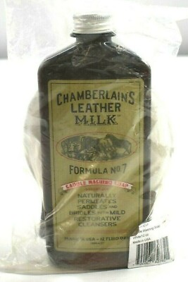#ad Chamberlain#x27;s Leather Milk Saddle Washing Soap 7 Premium Saddle Cleaner 12 oz $20.36