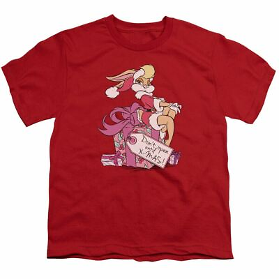 #ad Looney Tunes Lola Present Kids Youth T Shirt Licensed Classic Cartoons Tee Red $17.49