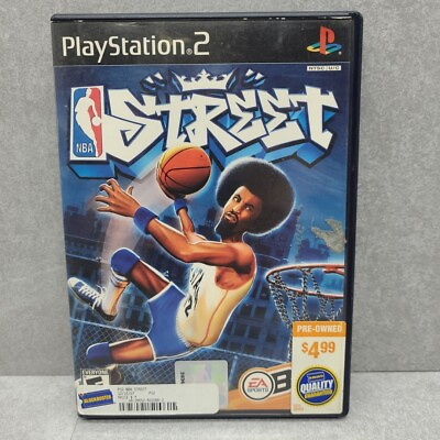 #ad NBA Street Sony PlayStation 2 2001 No Manual Tested $10.99