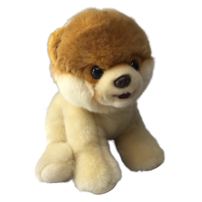 #ad GUND Boo Dog Puppy Plush Soft Toy Stuffed Animal Tan. Small 9quot; 9 Inches Tall $38.25