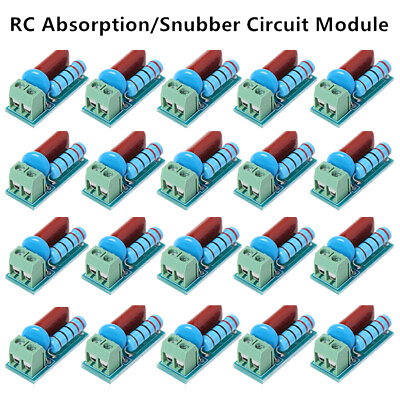 #ad 20PC RC Absorption Snubber Circuit Relay Contact Protection Resistance Surge US $22.89