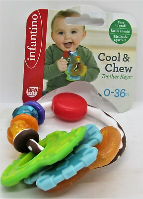 #ad Infamntino Cool and chew teether keys 0 36 months. New. B102 $10.50