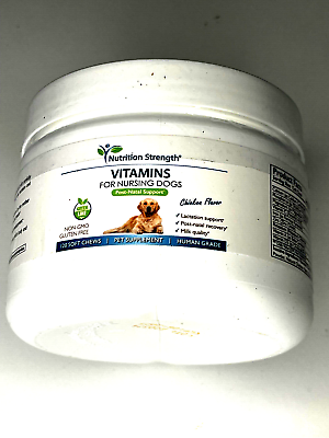 #ad Nutrition Strength Vitamins for Nursing Dogs 120 Soft Chews Exp 06 2025 NEW $8.00
