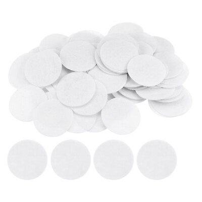 #ad 600pcs Round Felt Circles 50mm 2quot; Craft Felt Pads Fabric Pad White $23.60