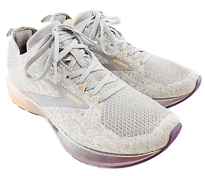 #ad Brooks Levitate 3 Running Shoes DNA AMP Women#x27;s Size US 8.5M Grey Purple Peach $20.99