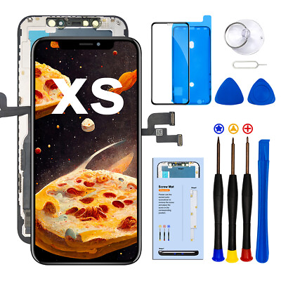 #ad For iPhone XS LCD Screen Replacement Display Digitizer Assembly 3D Touch Screen $17.99
