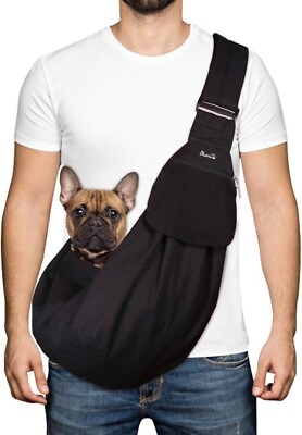 #ad SlowTon Dog Carrier Sling Thick Padded Adjustable Shoulder Strap Dog Carriers f $19.94
