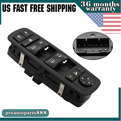 #ad Driver Door Master Window Control Switch For 2014 2016 Grand Cherokee 68184803AC $23.33