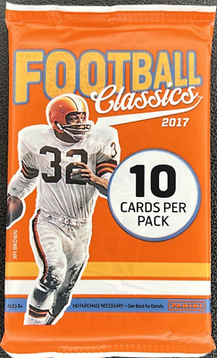 #ad 2017 Panini Classics NFL Football Retail Pack Factory Sealed Mahomes Rookie? $12.99