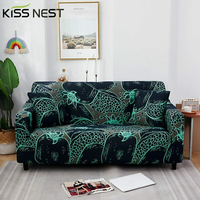 #ad All Inclusive High Stretch Printed Spandex Sofa Cover 1 2 3 4 Seater Living Room $47.03