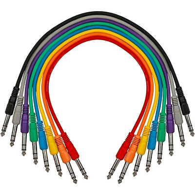 #ad Livewire TRS TRS Straight Straight Patch Cable 8 Pack 17 in. $12.99