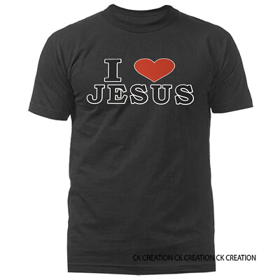 #ad I Love Jesus Christian Religious God Bible Church Jesus Christ T shirt $14.88