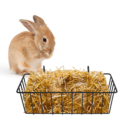 #ad Hanging Hay Feeder for Rabbits Easy to Install Rack for Feeding $15.99