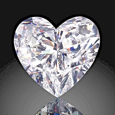 #ad 2.02 Ct Lab Grown Heart Cut White Diamond VVS1 Clarity CVD Loose Gemstone VN $274.45