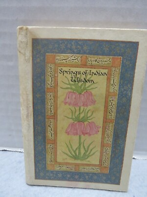 #ad VTG 1965 SPRINGS OF INDIAN WISDOM SMALL BOOK $9.95