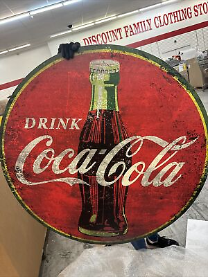 #ad Coca Cola Oversized Metal $70.00