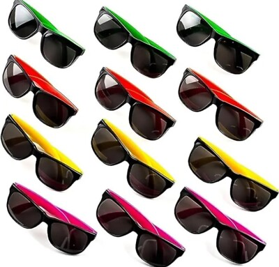 #ad Kids Sunglasses With Uv Protection Party Favors 24 Pack Bulk Pool Party Fa $13.99