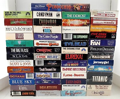 #ad VHS Movies HTF Vtg Rare or OOP Pick Choose $4 Flat Rate Combined Shipping USA $26.99