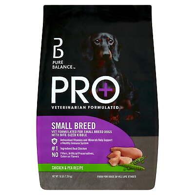 #ad Pro Small Breed Chicken amp; Pea Recipe Dry Dog Food 16 lbs $27.01