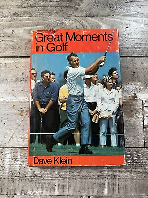 #ad 1971 Vintage Sports Book quot;Great Moments In Golfquot; Illustrated *FIRST EDITION* $25.00