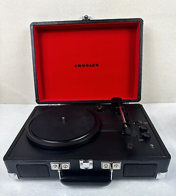 #ad Crosley Vinyl 3 Speed Turntable Black CR8005DBK Built in Speakers Bluetooth $35.99