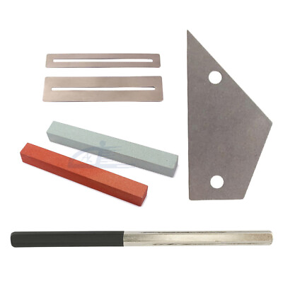 #ad Guitar Luthier Tool Kit File Fret Crowning Rocker Grinding Stone Protector Shim $16.99