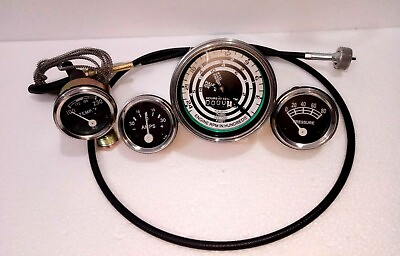 #ad New Ford Tractor 600 700 800 900 Instrument Gauge Kit Tachometer5Swith cable $40.50