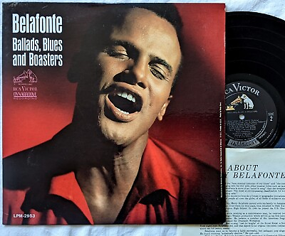 #ad Harry Belafonte BALLADS BLUES amp; BOASTERS mono lp RCA LPM 2953 ed1 $19.99