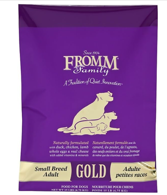 #ad Fromm Gold Holistic Small Breed Adult Dog Dry Food 30 lb $49.99