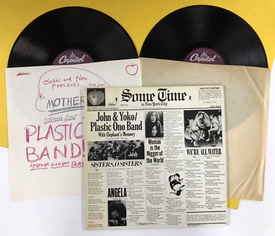 #ad JOHN amp; YOKO Plastic Ono Band Sometime In NYC 1977 reissue 2LP EX M a7869 $23.00