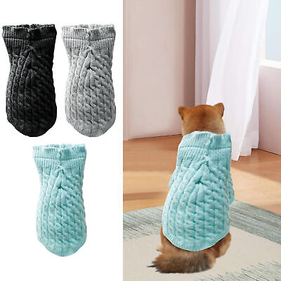 #ad #ad Pet Puppy Dog Cat Warm Winter Sweater Vest Knitted Coat Jacket for Small Dog $10.49