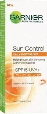#ad GARNIER Skin Naturals Sun Control Daily Moisturiser 50 ml $17.00
