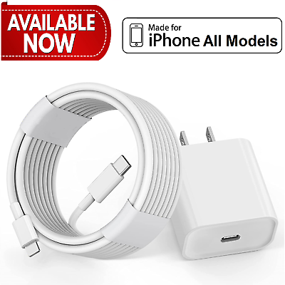 #ad Upgrade Fast Charger USB C Cable For iPhone 15 14 13 12 11 Pro Max Plus XS XR SE $5.69