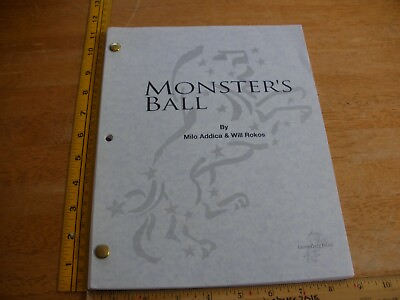 #ad Monster#x27;s Ball Milo Addica Will Rokos ORIGINAL script Halle Berry VINTAGE $34.95