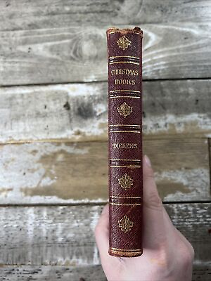 #ad 1900s Antique Charles Dickens Book quot;Christmas Booksquot; Illustrated $30.00