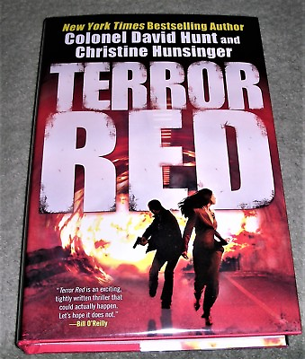 #ad TERROR RED by Col. David Hunt amp; Christine Hunsinger 2013 HC DJ 1st 1st Cover $4.75