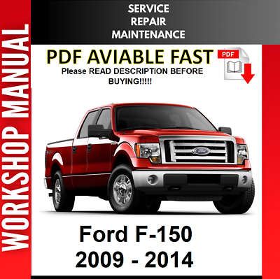 #ad FORD F150 F 150 2009 2010 2011 2012 2013 2014 SERVICE REPAIR WORKSHOP MANUAL $3.00