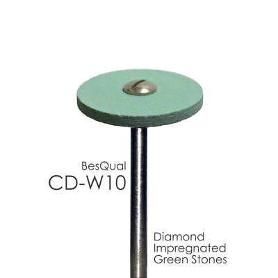 #ad Dental Lab 5 Pack Diamond Green Stone CD W10 Wheel for zirconia and porcelain $99.95